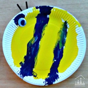 Paper Plate Bumble Bee