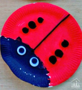 Paper Plate Ladybird
