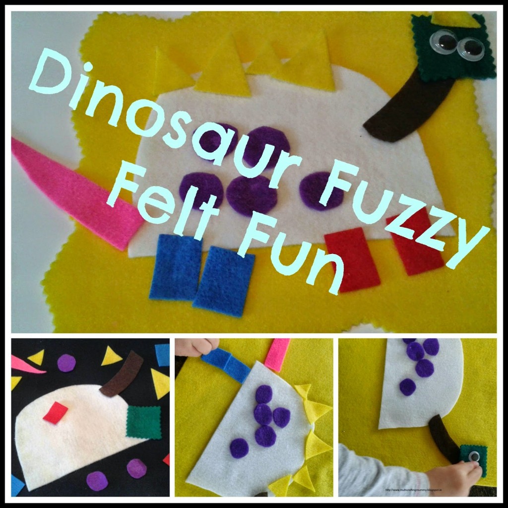 dinosaur felt activity for kids