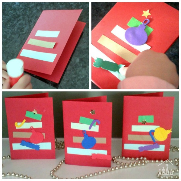 Making Christmas Tree Cards