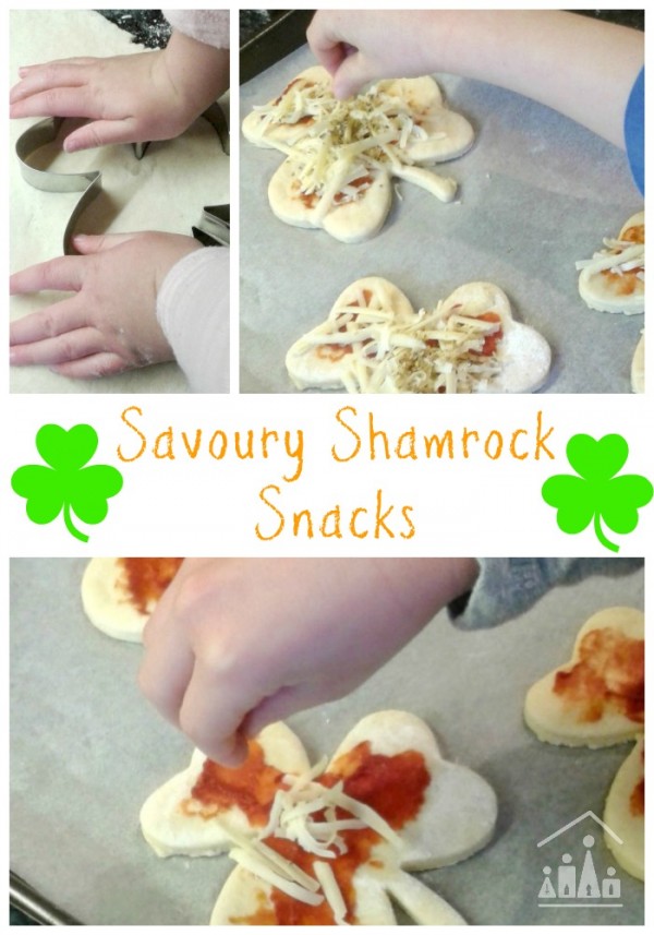 Savoury shamrock snacks for St Patricks Day
