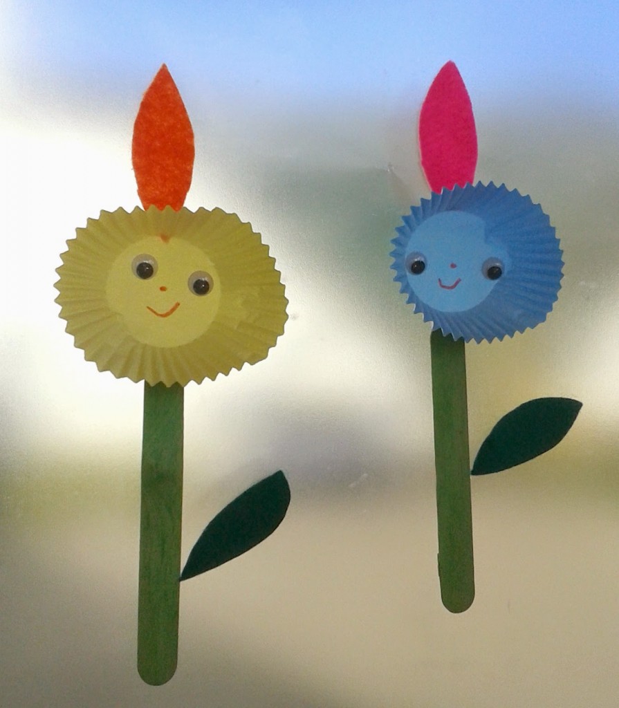spring flower craft for toddlers
