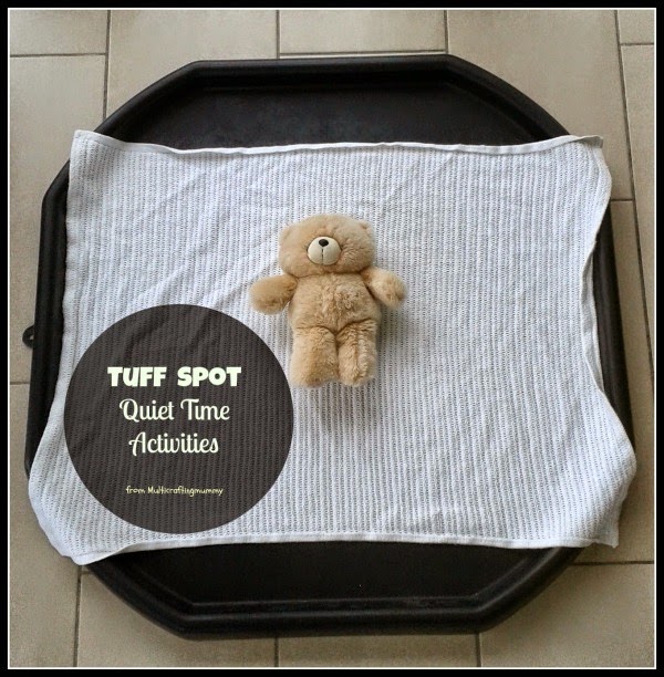 tuff tray quiet time activities