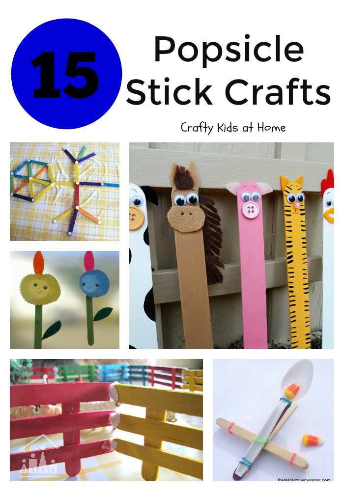 15 Popsicle Stick Crafts for Kids
