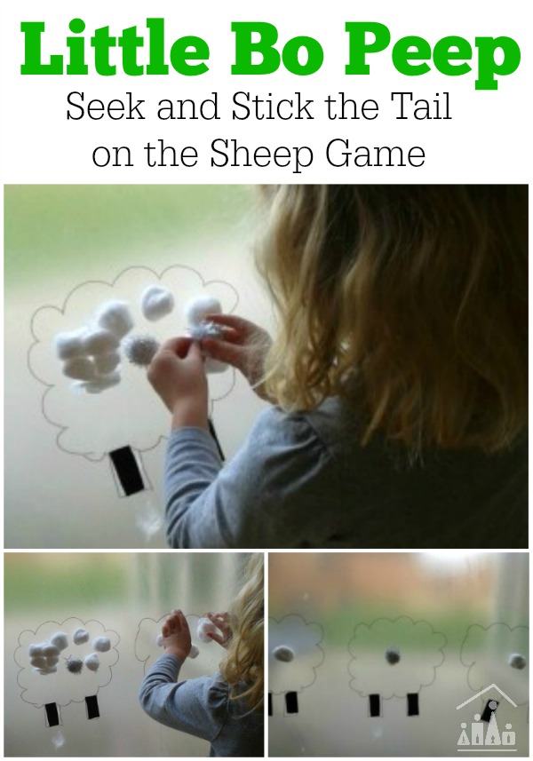 Litle Bo Peep Seek and Stick the Tail on the Sheep Game