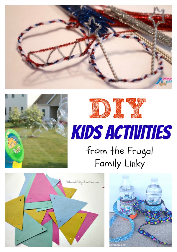 Frugal DIY activities for Kids