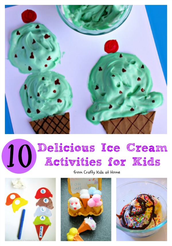 10 Delicious Ice Cream Activities for Kids Crafty Kids at Home