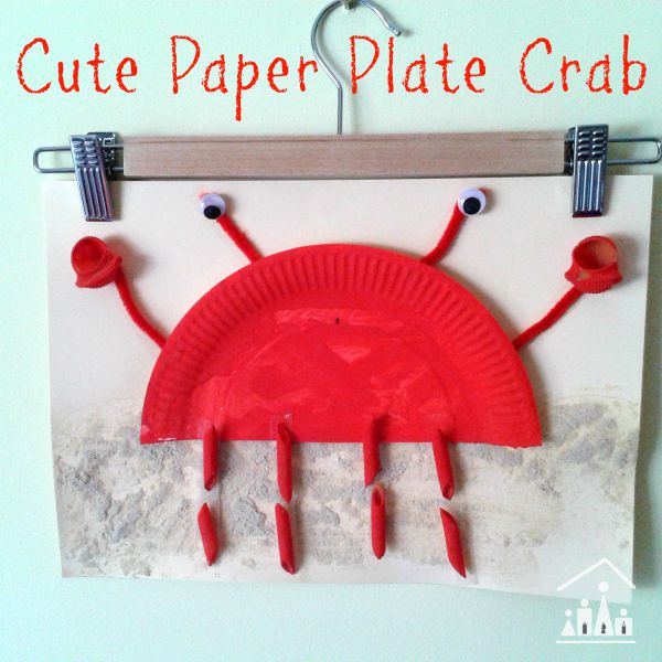 paper plate crab 