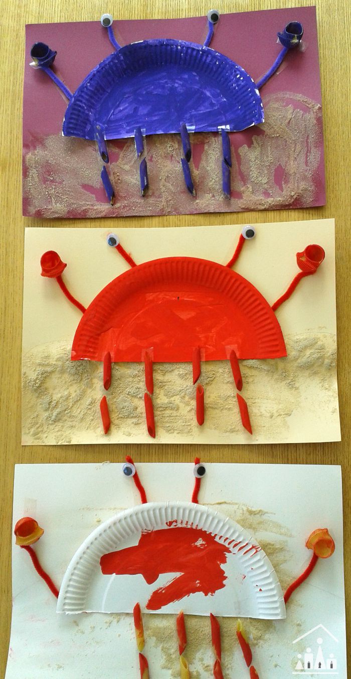 paper plate crabs