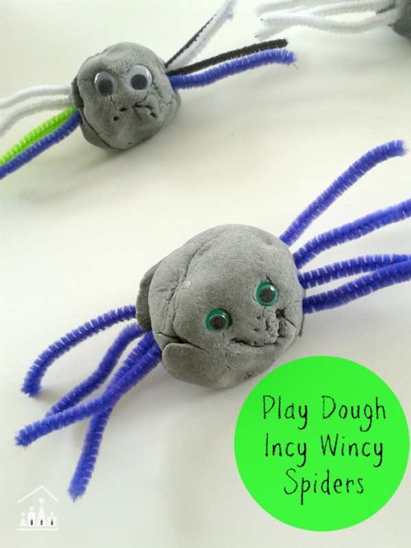 Black Glitter Play Dough Spiders 2024 - Entertain Your Toddler