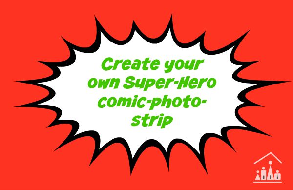 comic strip maker superhero clipart