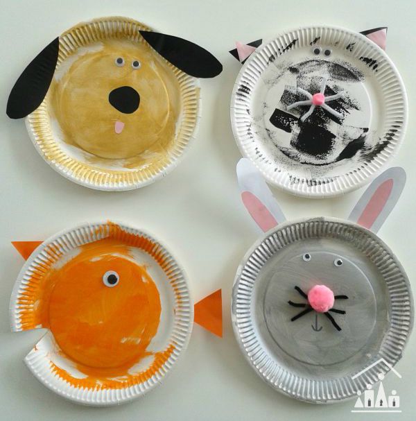 paper plate pets