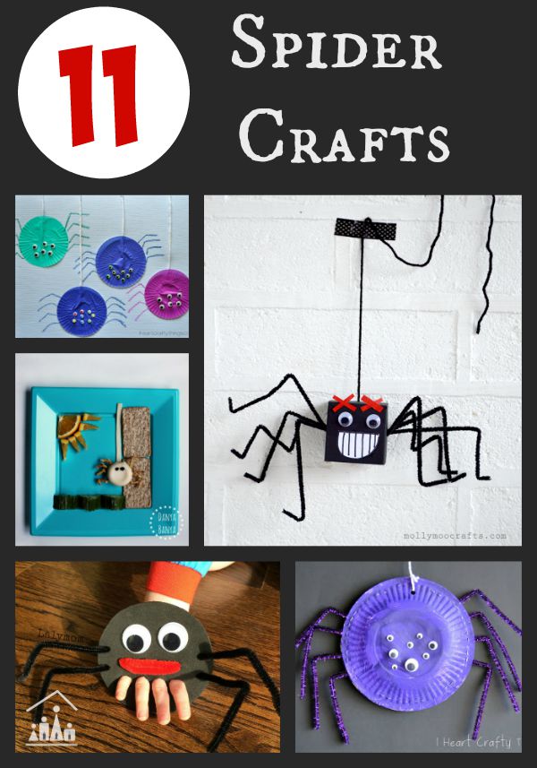 11 spider crafts for kids