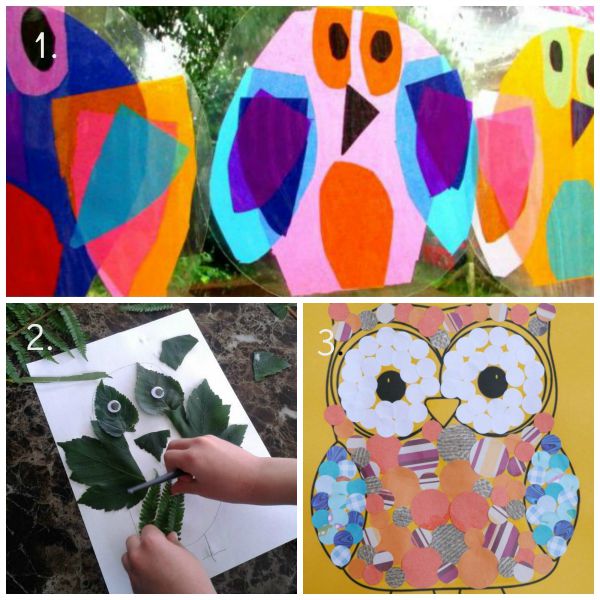 owl art projects for kids