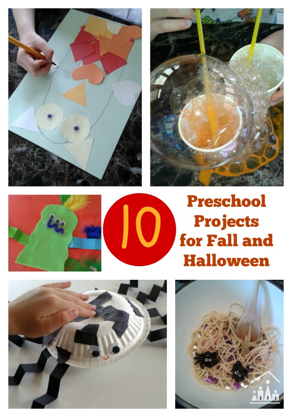 10 preschool projects for fall and halloween 