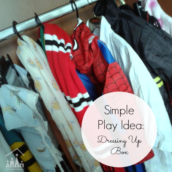simple play idea dressing up box