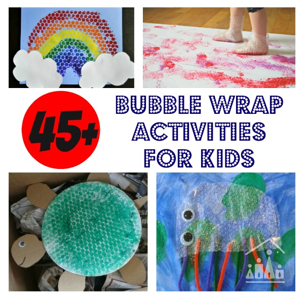 45 bubble wrap crafts for kids