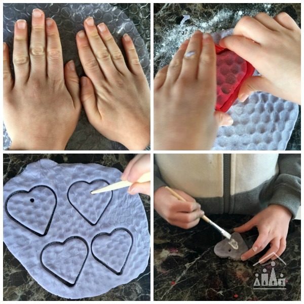 bubble wrap activities for kids valentines hearts 
