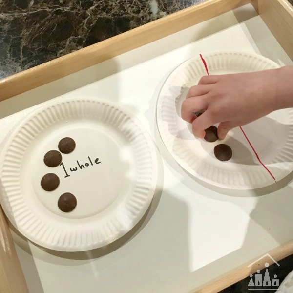 make fractions fun with chocolate