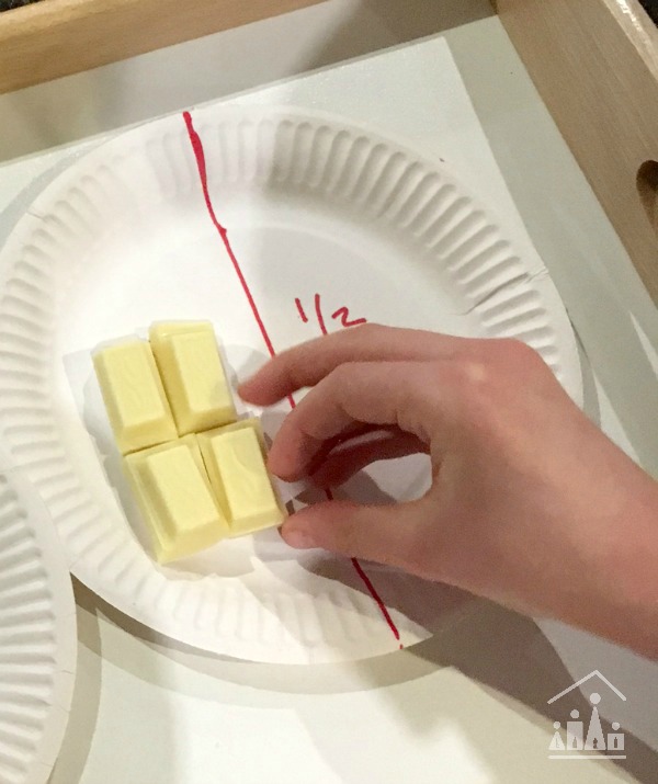 make fractions fun with chocolate
