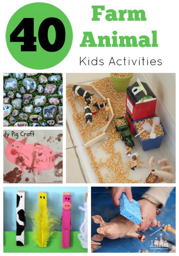 40 Fantastic Farm Animal Activities for Kids - Crafty Kids at Home