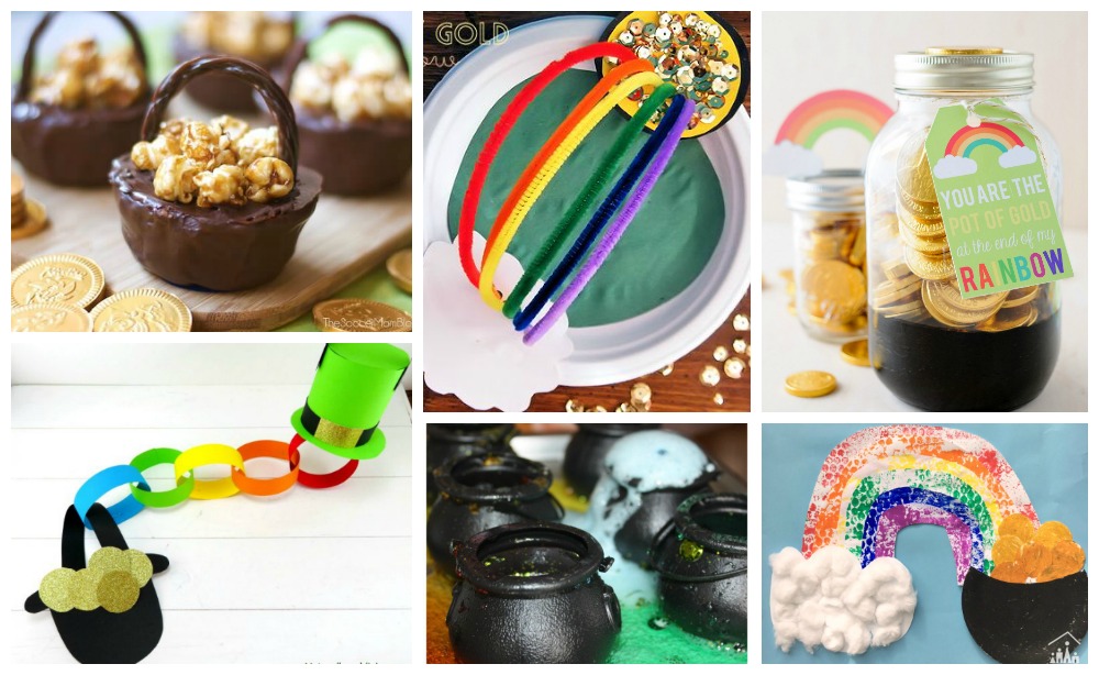 Pot O' Gold At The End of the Rainbow Activities - Crafty Kids at Home
