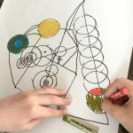 Exploring art with kids Kandinsky Lines and Circles