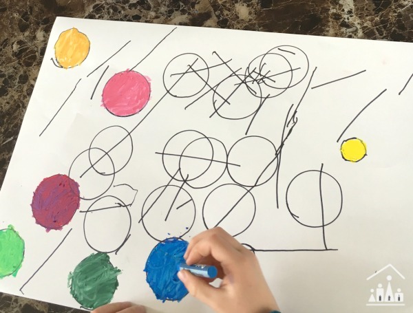 Exploring art with kids Kandinsky Lines and Circles 