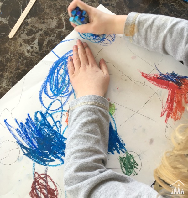 Exploring art with kids Kandinsky Lines and Circles 