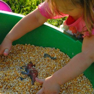 Outdoor Activities for Kids Sensory Dinosaur Dig