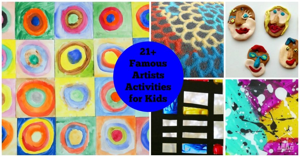 Famous Artist Crafts for Kids - The Crafty Classroom