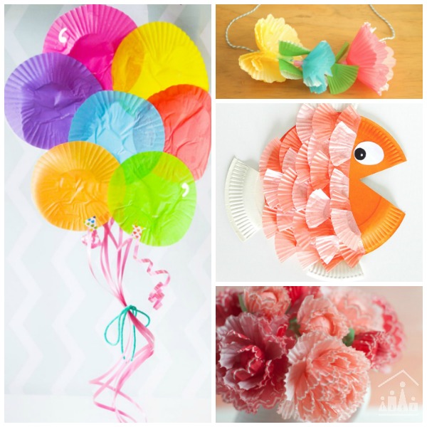 Cupcake Liner Crafts 