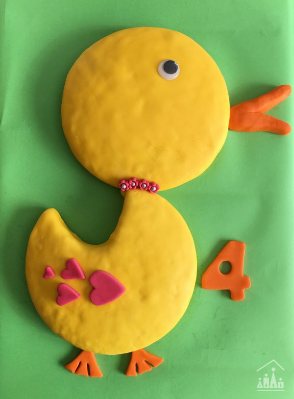 Duck Birthday Day Cake