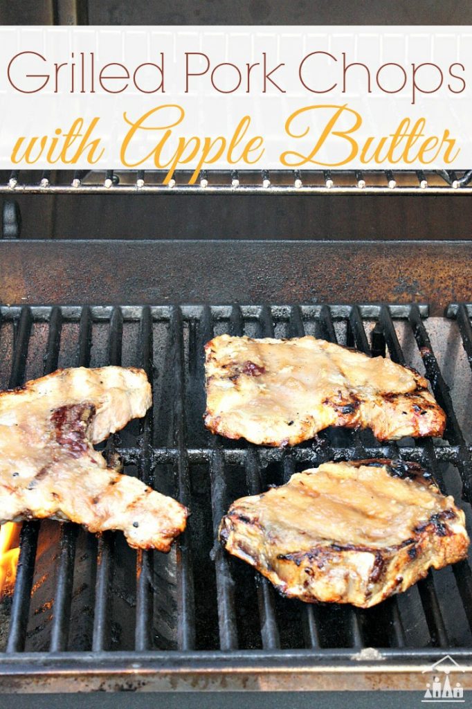 Grilled Pork Chops with Apple Butter 