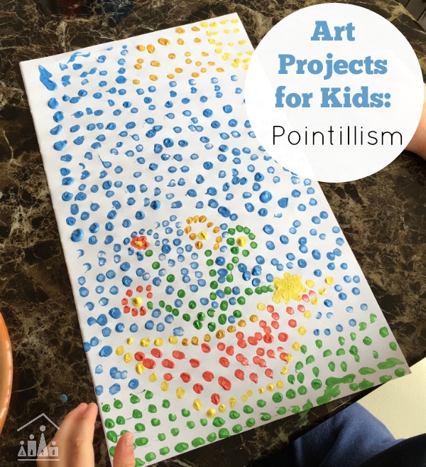 Fun Painting Ideas: Pointillism for Kids