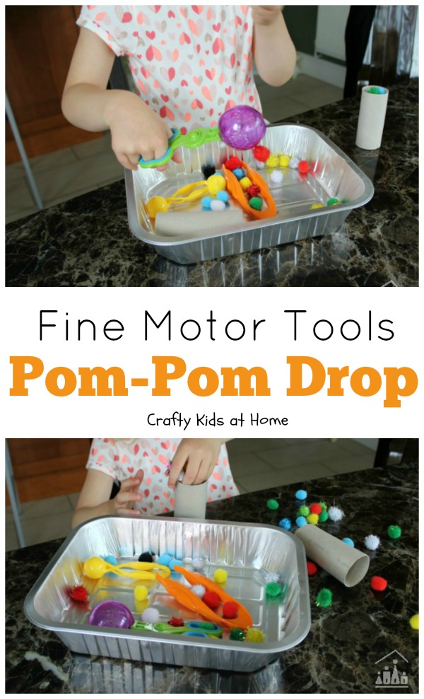 Fine Motor Skills Pom Pom Drop