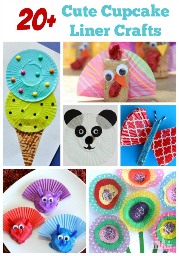 Cupcake Liner Crafts for Kids 