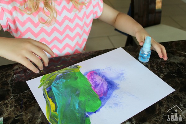 Rain Painting for Preschoolers