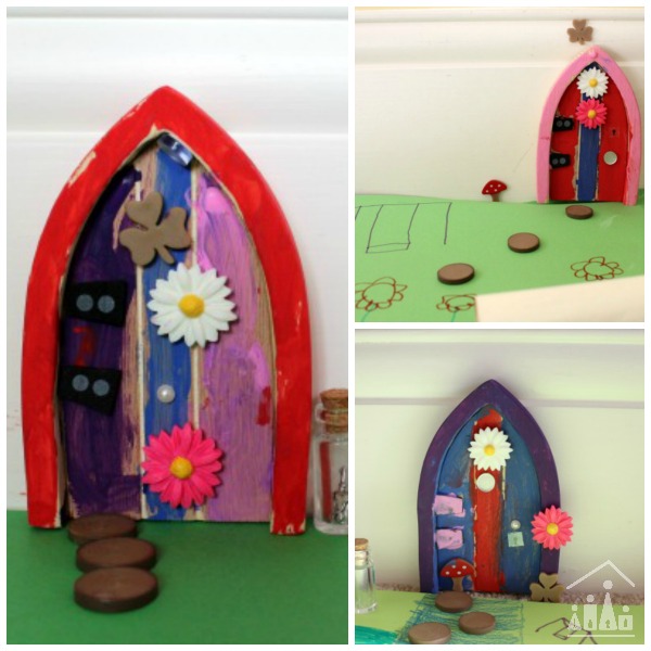 Paint your own fairy door finished