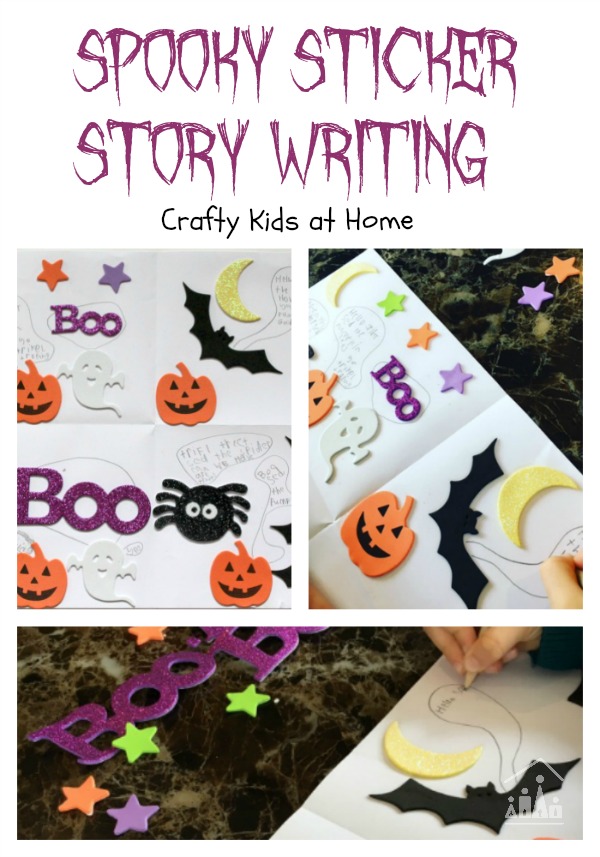 Spooky Sticker Story Writing Spooky Sticker Story Writing 