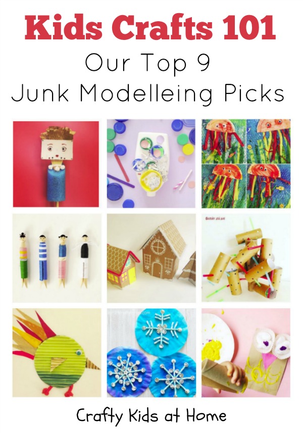 Kids Crafts 101 Junk Modelling