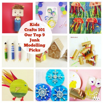 Kids Crafts 101 Inspirational Junk Modelling Projects
