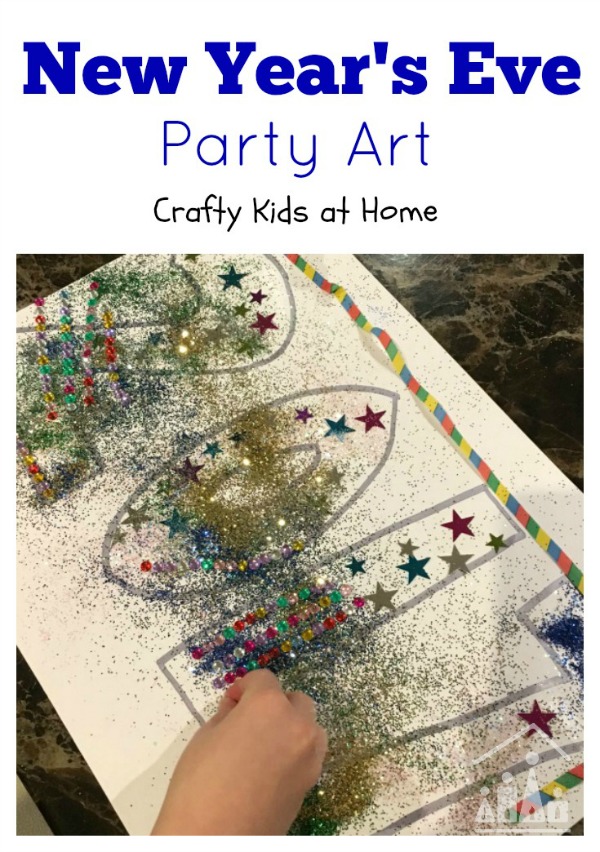 New Years Eve Art Project for Kids