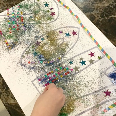 New Year's Eve Party Art Project for Kids