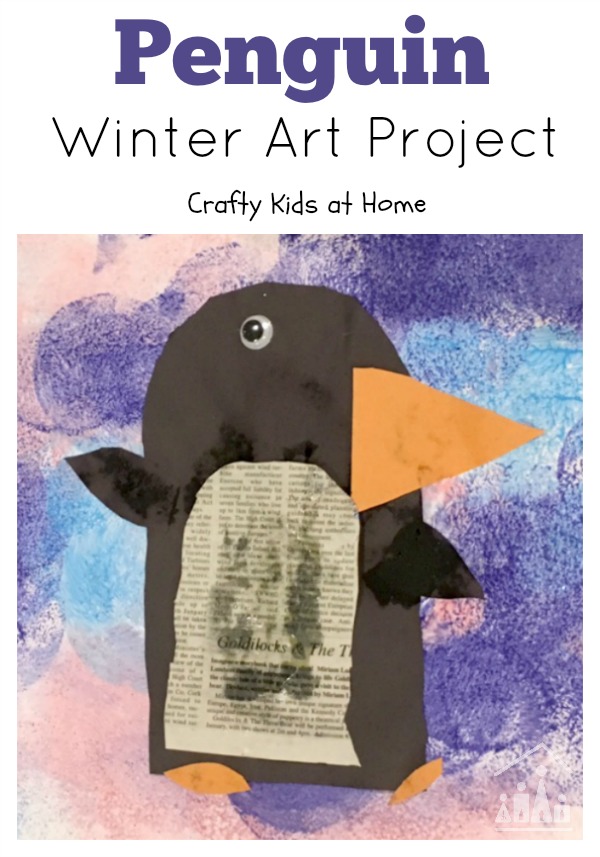 Penguin Winter Art Project