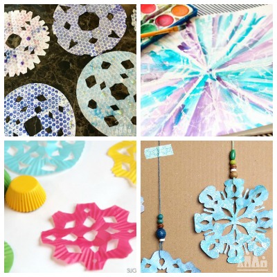 11 Paper Snowflake Crafts for Kids