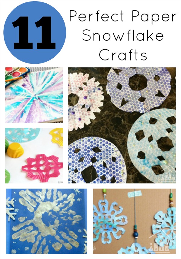 11 Paper Snowflakes Crafts for Kids