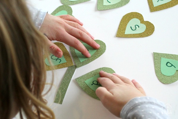 Making a Shamrock from 3 hearts
