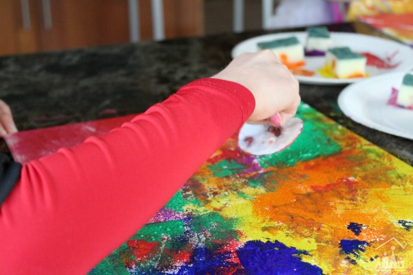 Child led process art activity