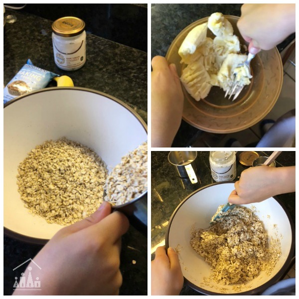 Baking Banana and Oat Cookies with Kids 